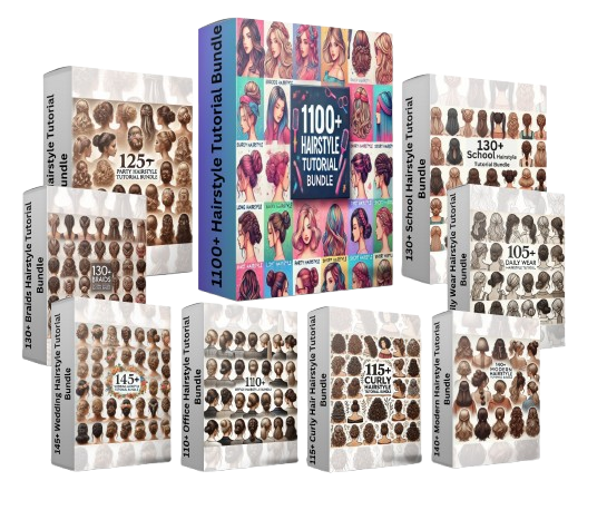 1100+ Hairstyle Tutorial Bundles